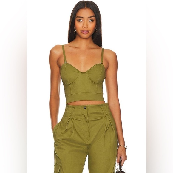 Lita by Ciara Tops - NWT LITA by Ciara Strapless Corset in Avocado
Size XL